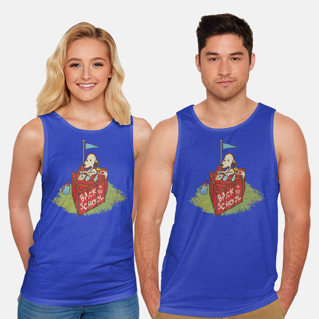 Back To School-Unisex-Basic-Tank-rocketman_art