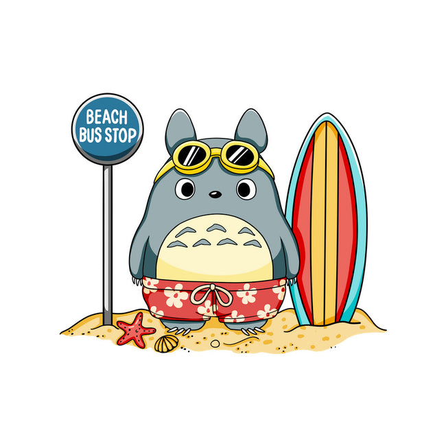 Beach Bus Stop-Youth-Pullover-Sweatshirt-JamesQJO