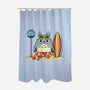 Beach Bus Stop-None-Polyester-Shower Curtain-JamesQJO