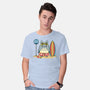 Beach Bus Stop-Mens-Basic-Tee-JamesQJO