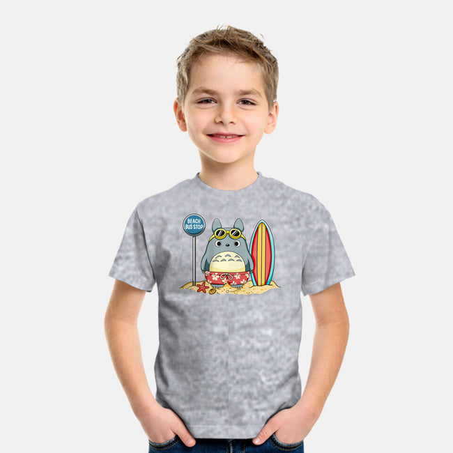 Beach Bus Stop-Youth-Basic-Tee-JamesQJO
