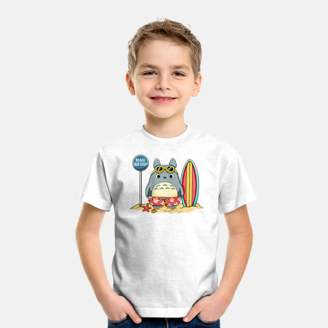 Beach Bus Stop-Youth-Basic-Tee-JamesQJO