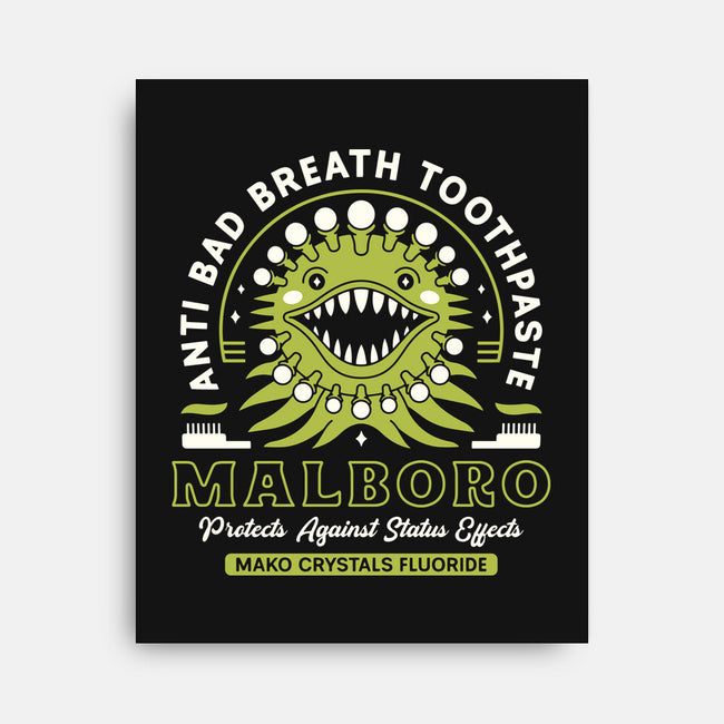 Malboro Toothpaste Emblem-None-Stretched-Canvas-LAGELANTEE