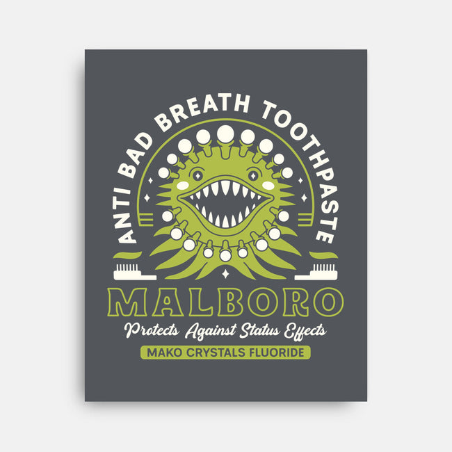 Malboro Toothpaste Emblem-None-Stretched-Canvas-LAGELANTEE