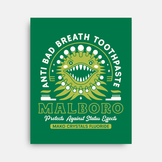 Malboro Toothpaste Emblem-None-Stretched-Canvas-LAGELANTEE