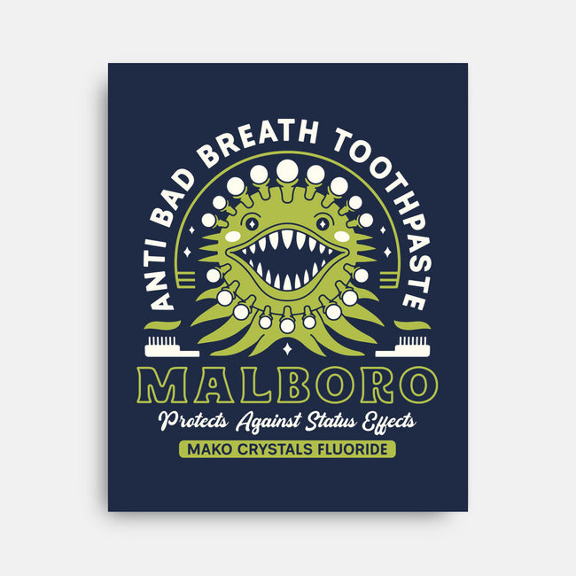 Malboro Toothpaste Emblem-None-Stretched-Canvas-LAGELANTEE
