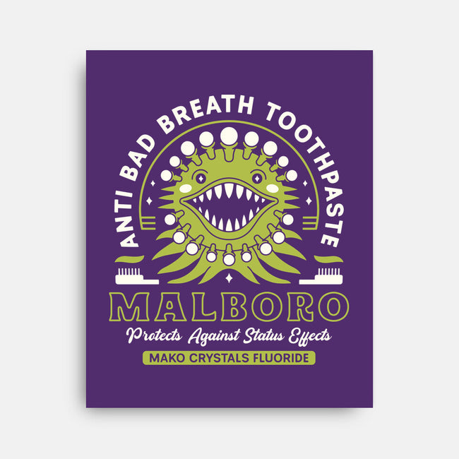 Malboro Toothpaste Emblem-None-Stretched-Canvas-LAGELANTEE