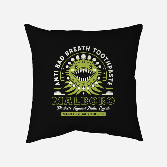 Malboro Toothpaste Emblem-None-Removable Cover w Insert-Throw Pillow-LAGELANTEE