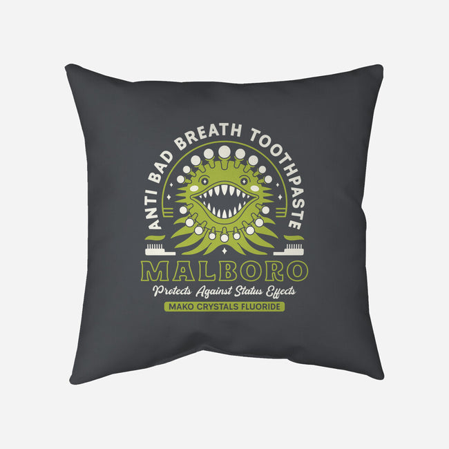 Malboro Toothpaste Emblem-None-Removable Cover w Insert-Throw Pillow-LAGELANTEE