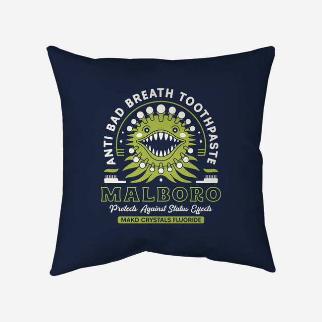 Malboro Toothpaste Emblem-None-Removable Cover w Insert-Throw Pillow-LAGELANTEE