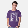 Cat Under The Rain-Mens-Basic-Tee-zascanauta