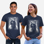 Cat Under The Rain-Unisex-Basic-Tee-zascanauta
