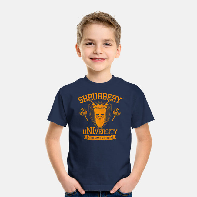 Shrubbery University-Youth-Basic-Tee-Boggs Nicolas