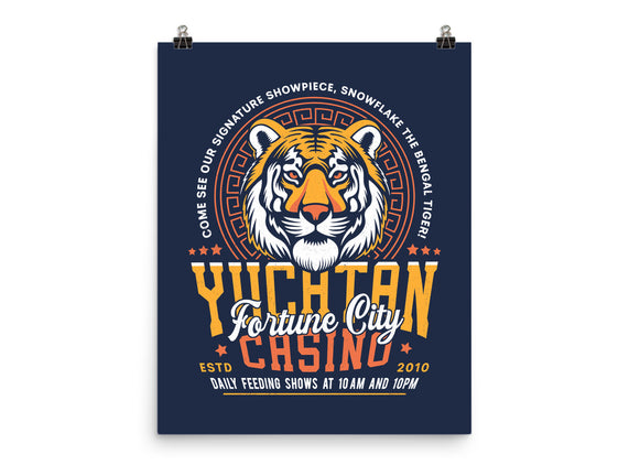 Yucatan Casino Snowflake Grunge