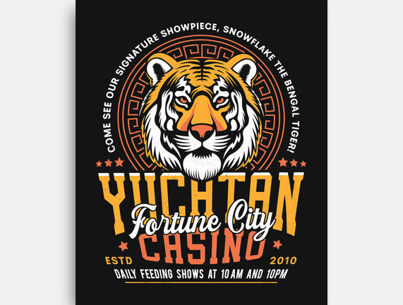 Yucatan Casino Snowflake Grunge