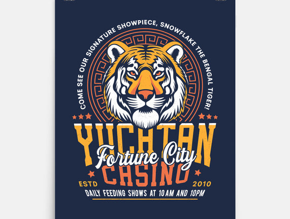 Yucatan Casino Snowflake Grunge