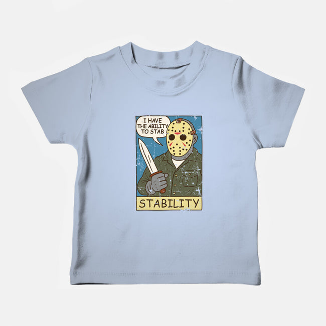 The Ability To Stab-Baby-Basic-Tee-Xentee