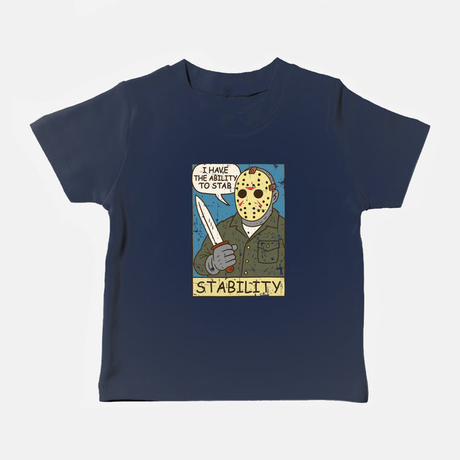 The Ability To Stab-Baby-Basic-Tee-Xentee