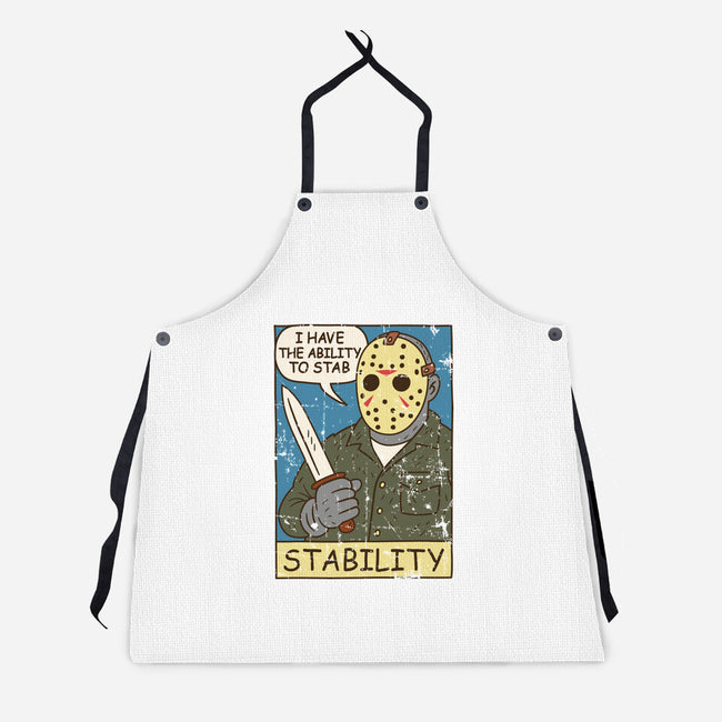 The Ability To Stab-Unisex-Kitchen-Apron-Xentee