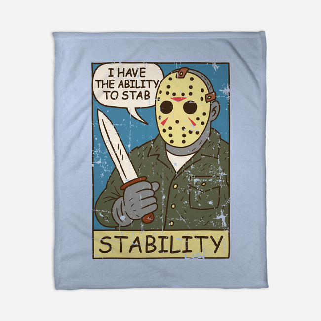 The Ability To Stab-None-Fleece-Blanket-Xentee