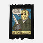 The Ability To Stab-None-Polyester-Shower Curtain-Xentee