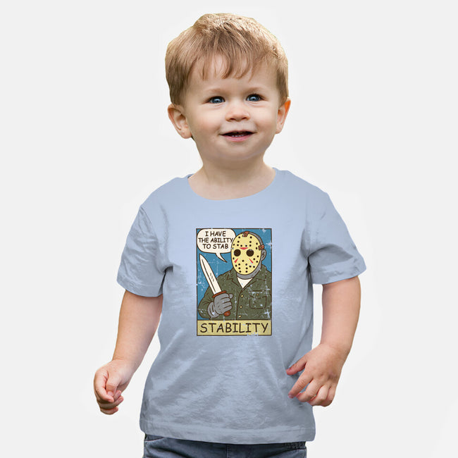 The Ability To Stab-Baby-Basic-Tee-Xentee