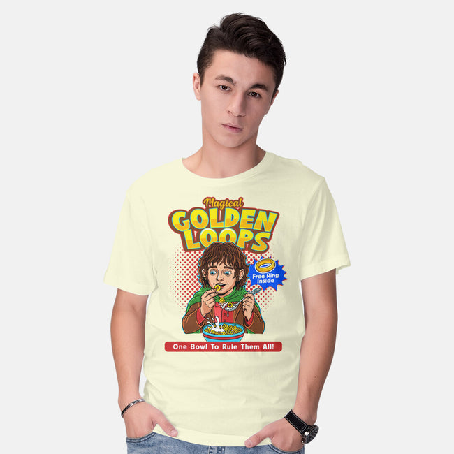 Magical Golden Loops-Mens-Basic-Tee-P1yu5h