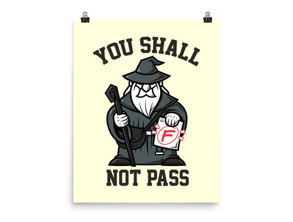You Shall Not Pass F
