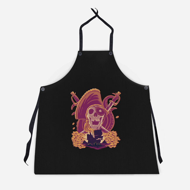 Pirate’s Treasure-Unisex-Kitchen-Apron-rmatix