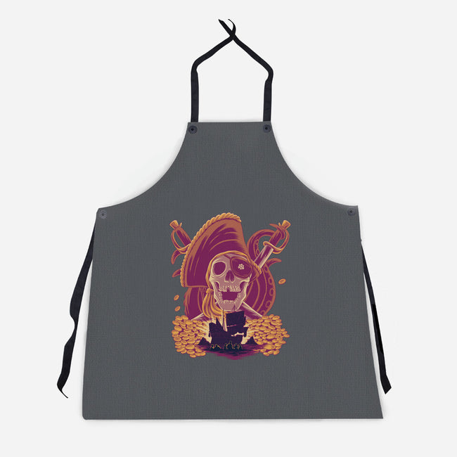 Pirate’s Treasure-Unisex-Kitchen-Apron-rmatix