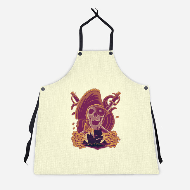 Pirate’s Treasure-Unisex-Kitchen-Apron-rmatix