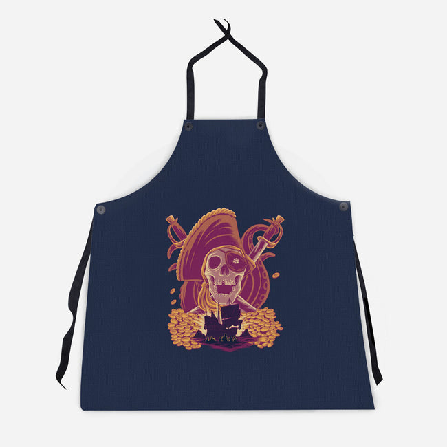 Pirate’s Treasure-Unisex-Kitchen-Apron-rmatix