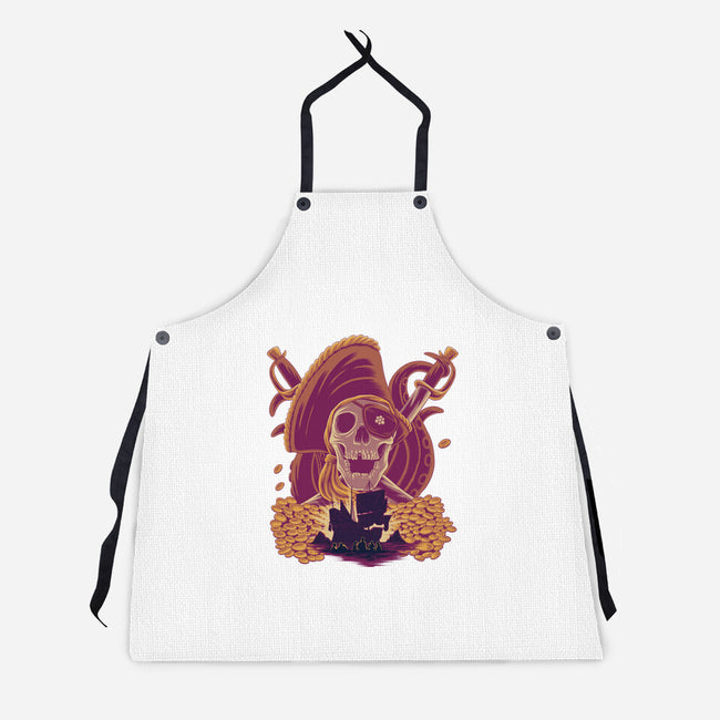 Pirate’s Treasure-Unisex-Kitchen-Apron-rmatix