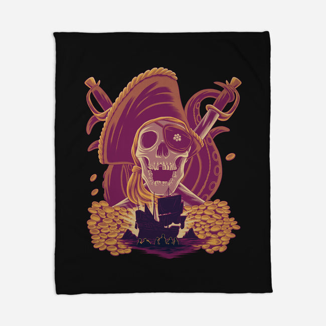 Pirate’s Treasure-None-Fleece-Blanket-rmatix