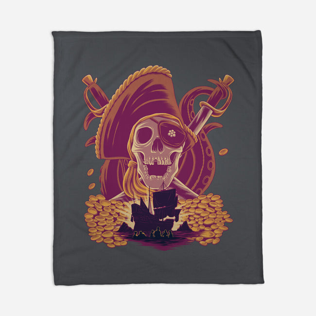 Pirate’s Treasure-None-Fleece-Blanket-rmatix