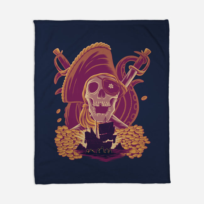 Pirate’s Treasure-None-Fleece-Blanket-rmatix