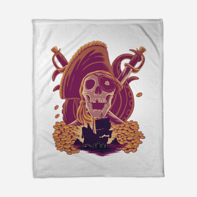 Pirate’s Treasure-None-Fleece-Blanket-rmatix