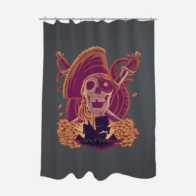 Pirate’s Treasure-None-Polyester-Shower Curtain-rmatix