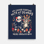 Friends With My Demons-None-Matte-Poster-eduely