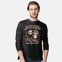 Friends With My Demons-Mens-Long Sleeved-Tee-eduely