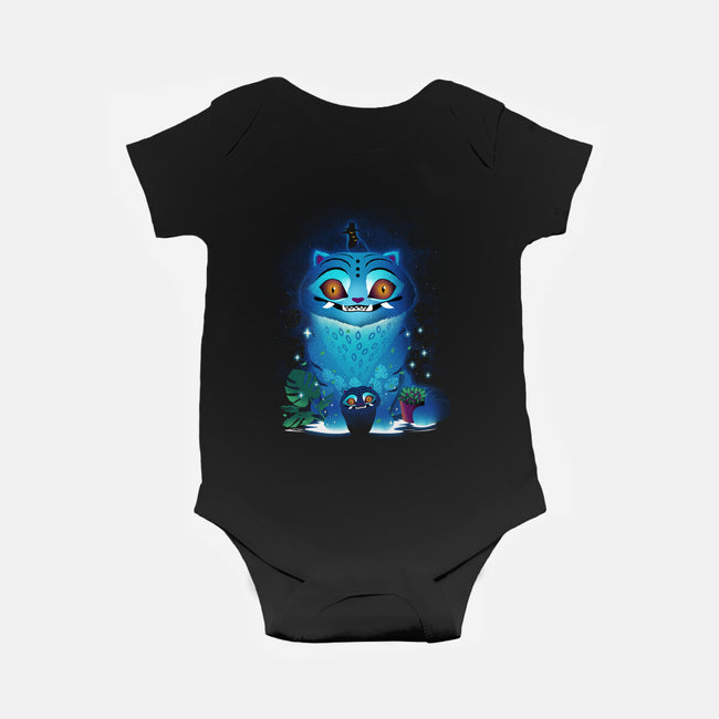 Derpy Tiger Landscape-Baby-Basic-Onesie-dandingeroz