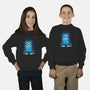 Derpy Tiger Landscape-Youth-Crew Neck-Sweatshirt-dandingeroz