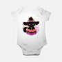 Cute Halloween Cat On Pumpkin-Baby-Basic-Onesie-xMorfina