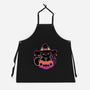 Cute Halloween Cat On Pumpkin-Unisex-Kitchen-Apron-xMorfina