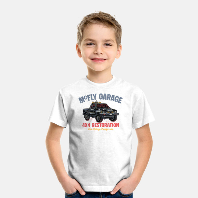 McFly Garage-Youth-Basic-Tee-glitchygorilla