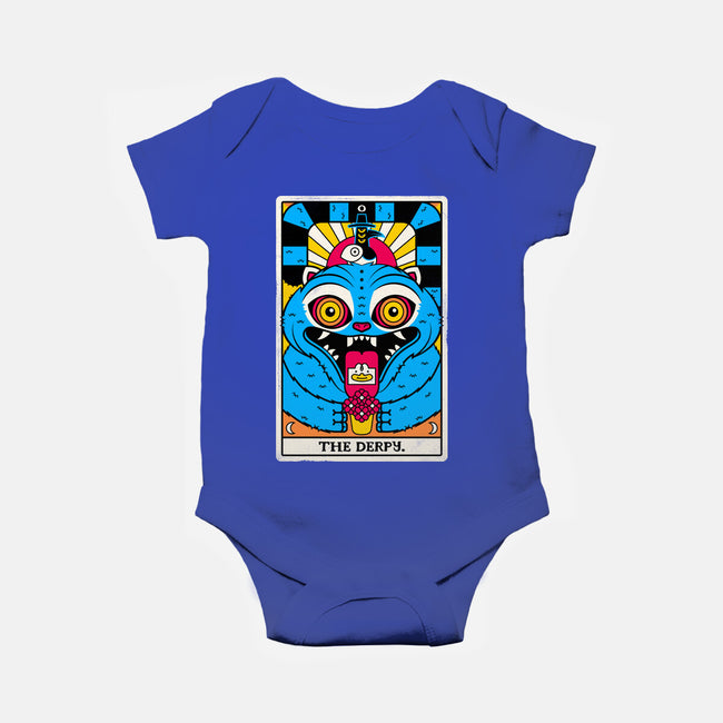Derpy Tarot Card-Baby-Basic-Onesie-rocketman_art