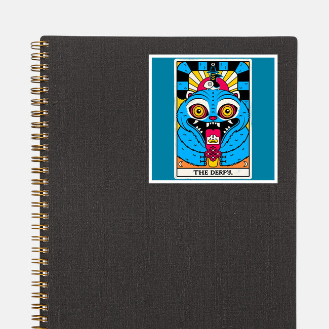Derpy Tarot Card-None-Glossy-Sticker-rocketman_art