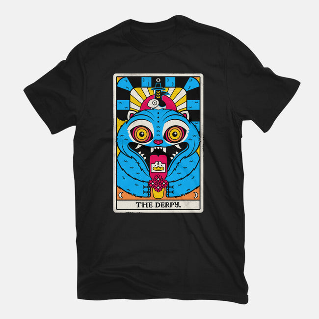 Derpy Tarot Card-Unisex-Basic-Tee-rocketman_art