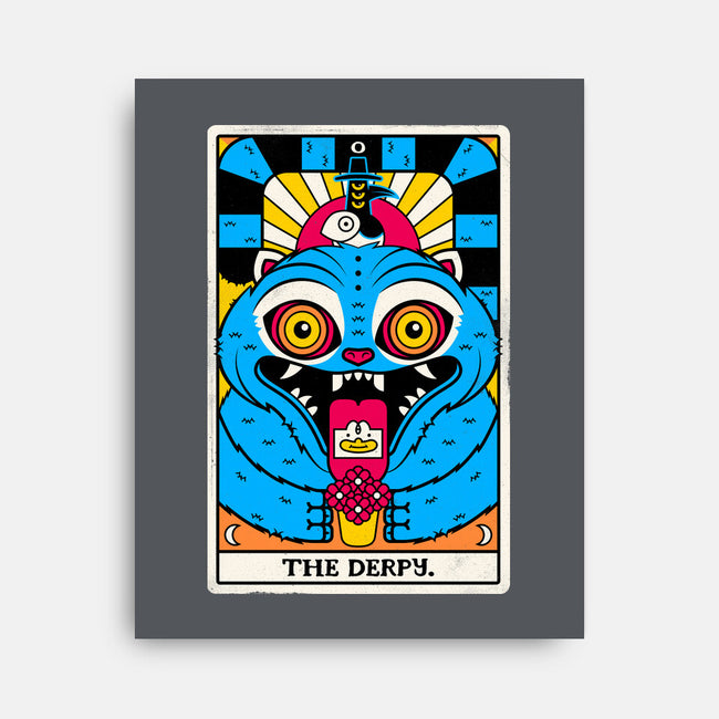Derpy Tarot Card-None-Stretched-Canvas-rocketman_art