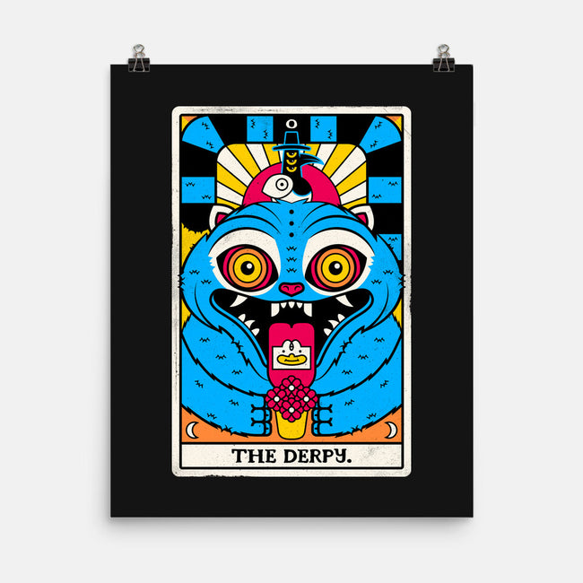 Derpy Tarot Card-None-Matte-Poster-rocketman_art